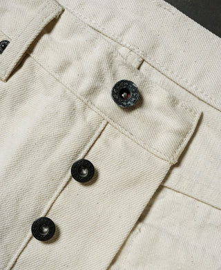15.5 oz Ecru Selvedge Denim Repair Jeans