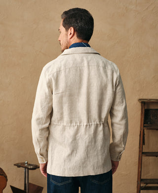 Classic Linen Safari Jacket