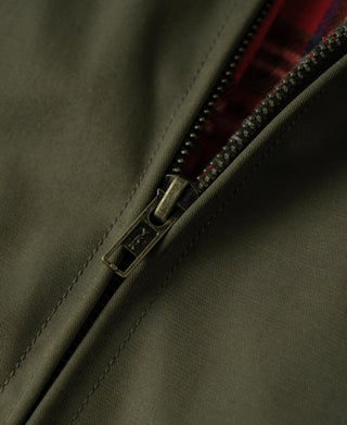 G9 Harrington Stand Collar Jacket - Olive