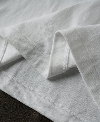 Regular Fit Heavyweight Tubular Jersey T-Shirt - White