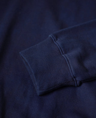 Sweatshirt aus indigogefärbtem Baumwolljersey