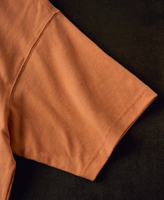 1900s Heavyweight Cotton Jersey Boxy T-Shirt - Light Orange