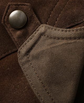 Classic Suede Western Hunting Vest