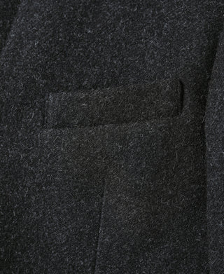 Anthrazitgraue Tweed-Anzugjacke aus den 1930er Jahren