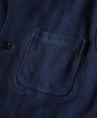 Indigo-Dyed Sashiko Work Jacket