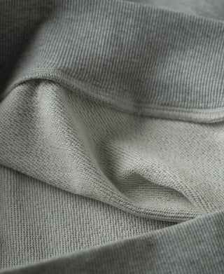 Vintage Baseball Collar Quarter-Zip Sweatshirt - Gray