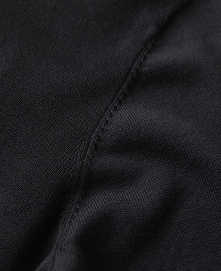 Lot 910L Long Sleeve Knitted Polo Shirt - Black