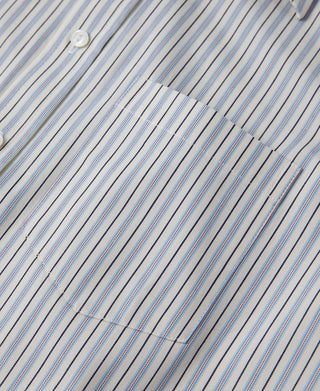 1930s 5 oz Yarn-Dyed Striped Dress Shirt