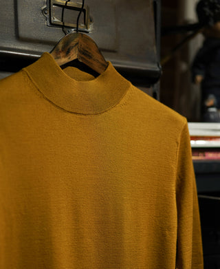 Extrafine Merino Wool Turtleneck Sweater - Ginger