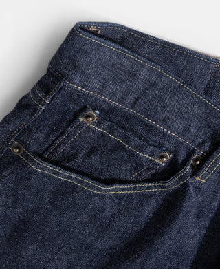13.5 oz Blue Selvedge Denim Jeans - Prewashed