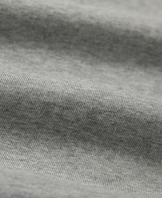 fabric texture of Vintage Short Sleeve Henley T-Shirt - Gray