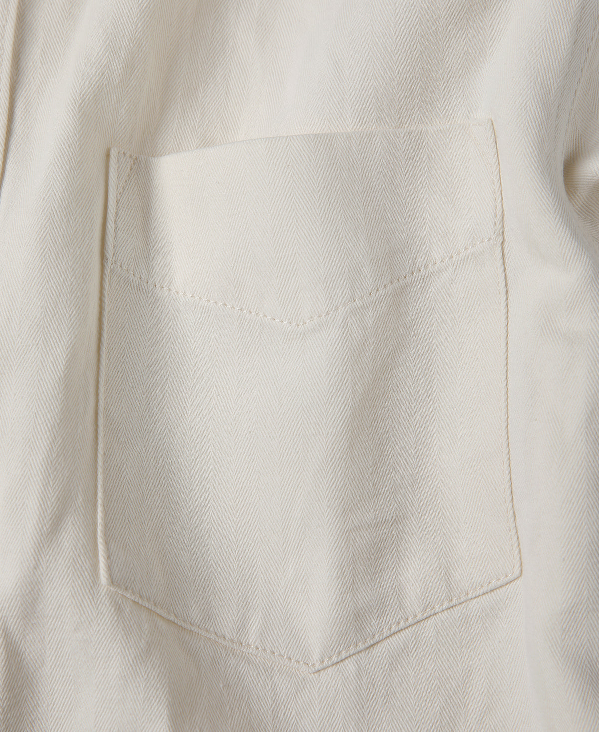 White Cotton-Linen Button-Down Shirt