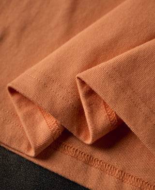 1900s Heavyweight Cotton Jersey Boxy T-Shirt - Light Orange