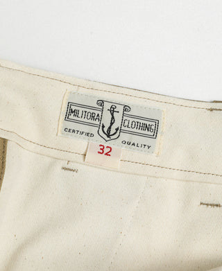 Lot 827 1940s USN Chino Trousers - Khaki