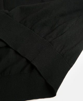Lot 925 High-Twist Cotton Knit Polo - Black