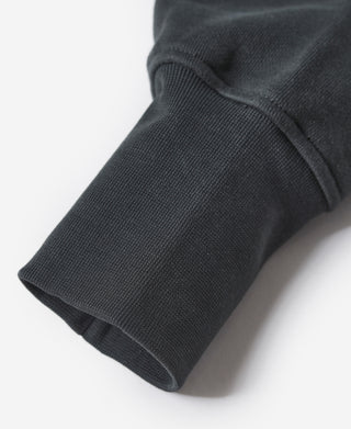 17.5 oz Terry Cloth Zip-Up Hoodie - Vintage Black