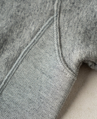 Heavyweight Double V-Gusset Tubular Sweatshirt - Heather Gray