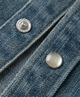 1950's 슬러브 데님 웨스턴 셔츠