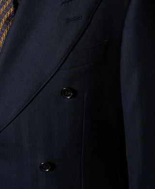 1930s Herringbone Double-Breasted Suit Jacket