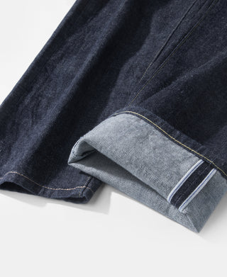 13.5 oz Blue Selvedge Denim Jeans - Prewashed