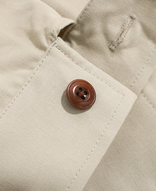 1950s Zip Up Campus Sport Jacket - Apricot