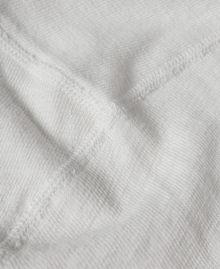 Side Closing Short Sleeve Henley T-Shirt - White