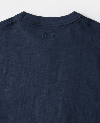 Heavyweight Cotton Gusset Tubular T-Shirt - Indigo