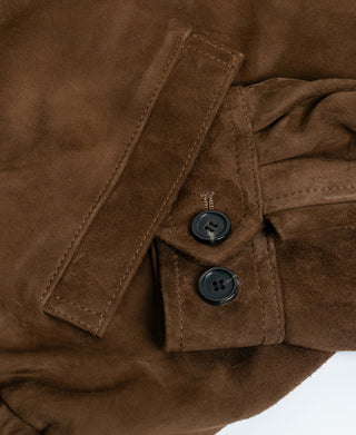 Sheepskin Suede Swing Top Jacket