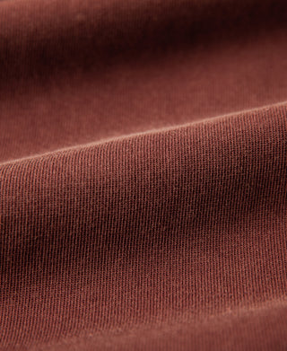 fabric texture of Clay Sun-Washed Cotton Long Sleeve T-Shirt