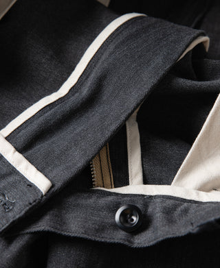 1930s IVY Style Double Pleated Chino Trousers