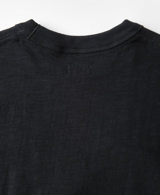 Heavyweight Cotton Gusset Tubular T-Shirt - Black