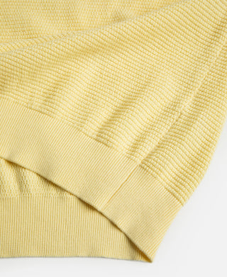 Lot 926 Jacquard Short Sleeve Polo Shirt - Yellow