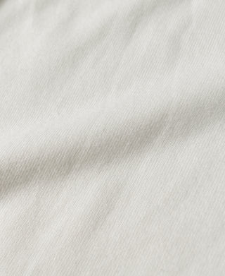 Printed Quarter-Zip Raglan Sleeve Rider T-Shirt - White