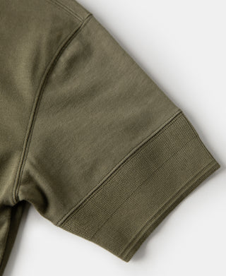 Vintage Short Sleeve Henley T-Shirt - Green