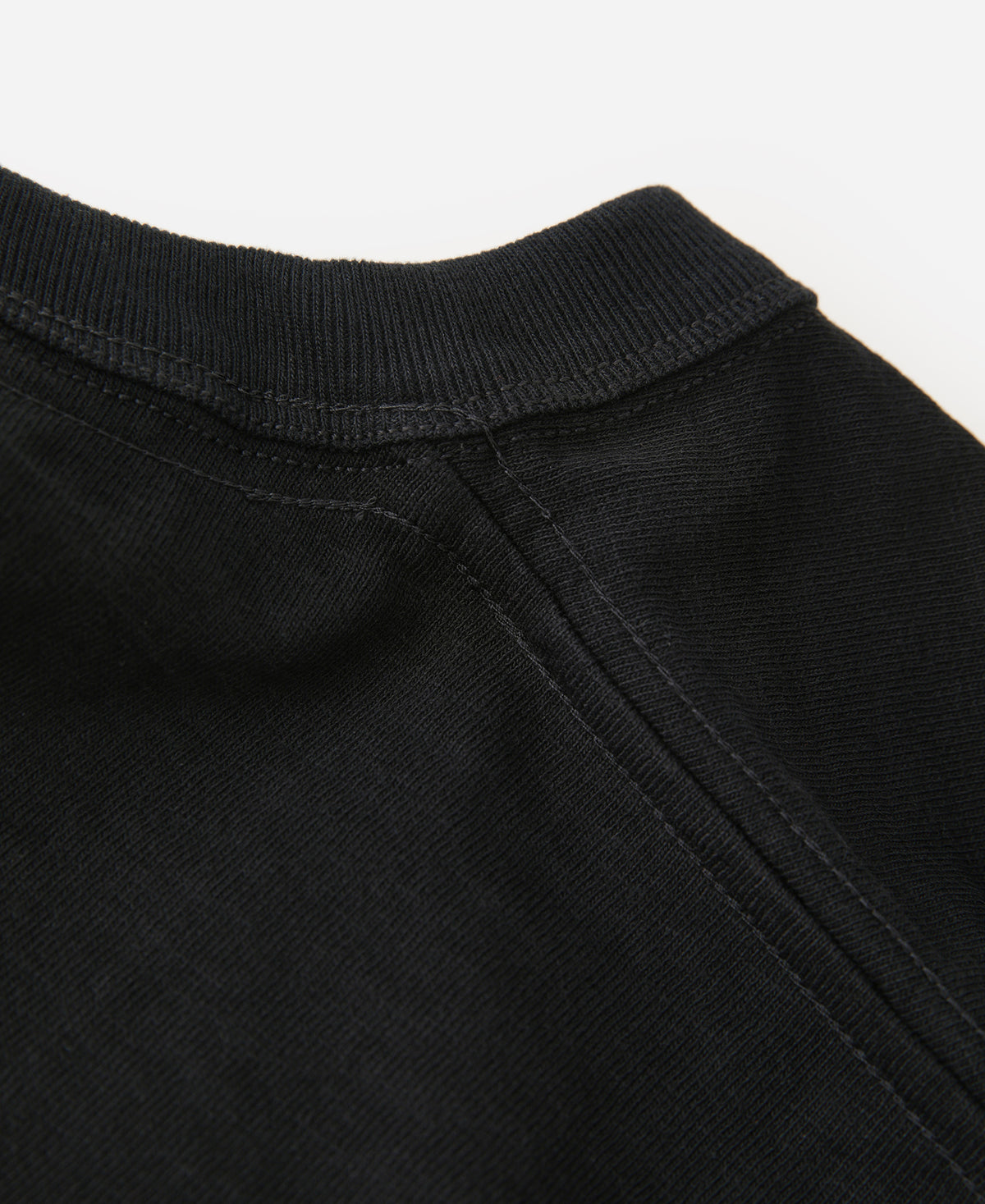 Heavyweight US Cotton Gusset Tubular T-Shirt - Black