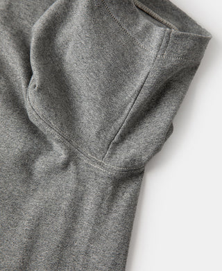 Loopwheel Tubular Athletic T-Shirt - Gray