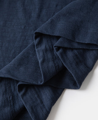 Heavyweight Cotton Gusset Tubular T-Shirt - Indigo