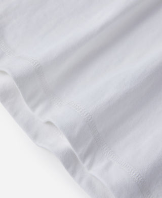 7.2온스 코튼 콘트라스트 팁 튜블러 라글란 V-거셋 티셔츠 - 그린/화이트