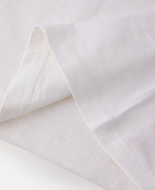 Heavyweight US Cotton Gusset Tubular T-Shirt - White