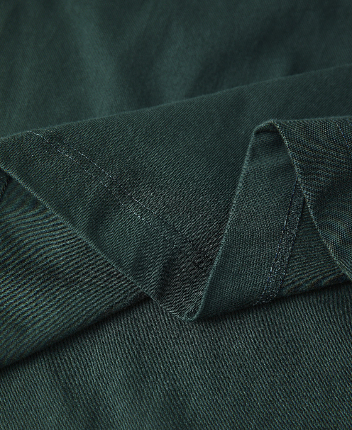 9.3 oz Cotton Oversize Tubular Pocket T-Shirt - Dark Green