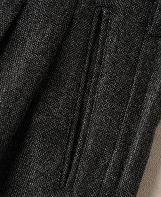 1930s Old Hollywood High-Waisted Wool Trousers