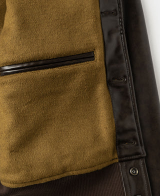 1920s Type A-1 Faux Leather Jacket