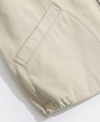 1950s Zip Up Campus Sport Jacket - Apricot