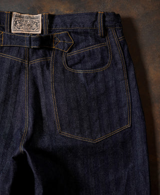 1870s 15 oz Herringbone Selvedge Denim Work Jeans