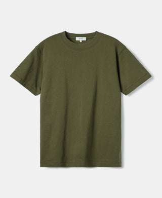 Regular Fit Heavyweight Tubular Jersey T-Shirt - Olive