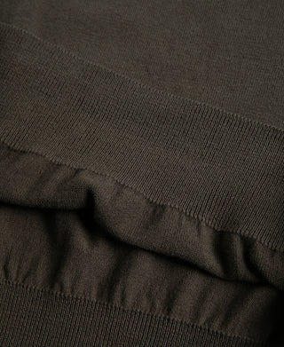 Lot 925 High-Twist Cotton Knit Polo - Coffee