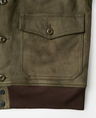 1920s Type A-1 Faux Suede Jacket