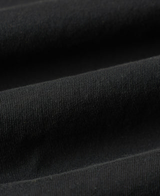 Regular Fit Heavyweight Tubular Jersey T-Shirt - Black