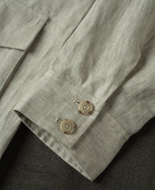 Classic Linen Safari Jacket