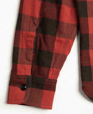 Lot 206 1940s Buffalo Plaid Shirt - Black/Red